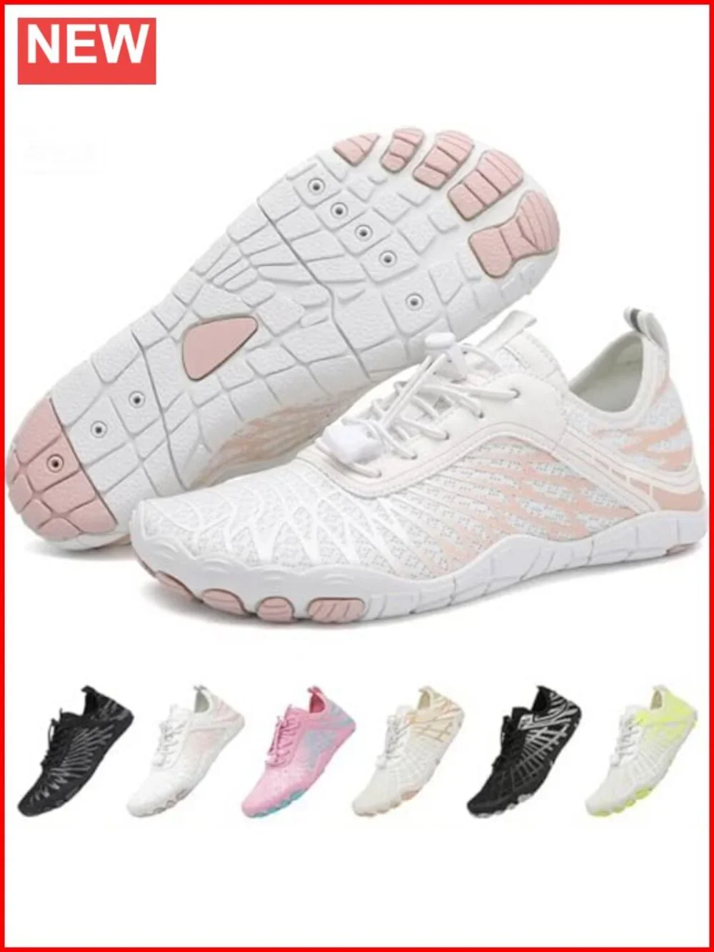 Barefoot Hiking Shoes Wide Toe Box Non-Slip Water Athletic Footwear Unisex